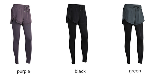 Pantalones de Cintura Alta con Efecto Dos Piezas - Image 6
