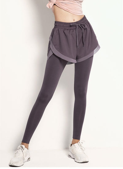 Pantalones de Cintura Alta con Efecto Dos Piezas - Image 10
