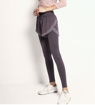 Pantalones de Cintura Alta con Efecto Dos Piezas - Image 11
