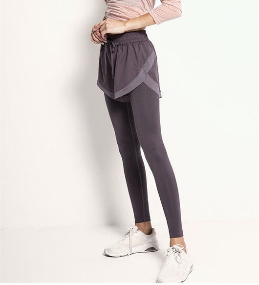 Pantalones de Cintura Alta con Efecto Dos Piezas - Image 11