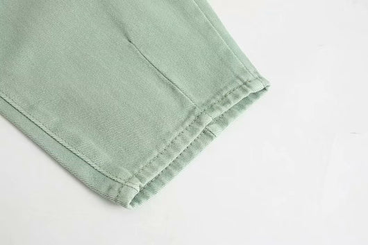 Jeans Sueltos Plisados Estilo Europeo y Americano - Image 39