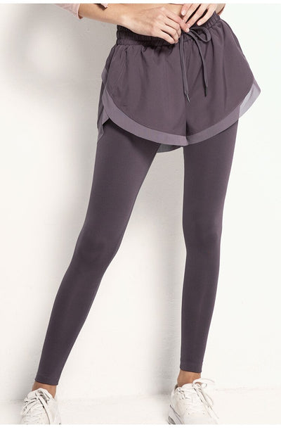 Pantalones de Cintura Alta con Efecto Dos Piezas - Image 12
