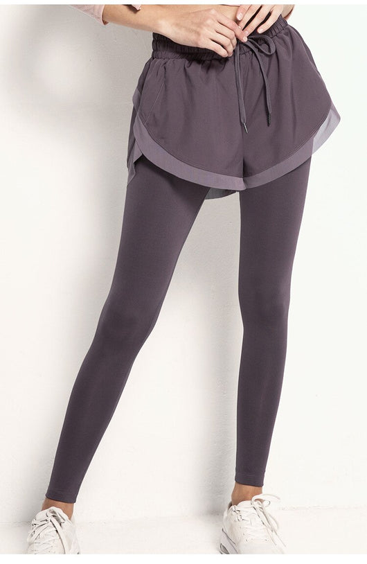 Pantalones de Cintura Alta con Efecto Dos Piezas - Image 12