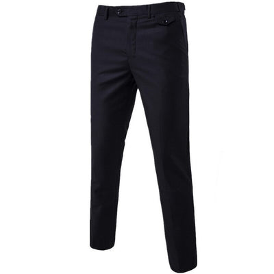 Pantalones casuales ajustados para hombre en colores sólidos - Image 8