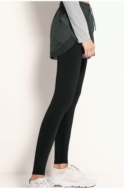 Pantalones de Cintura Alta con Efecto Dos Piezas - Image 16