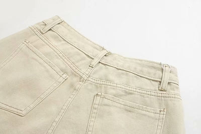 Jeans Sueltos Plisados Estilo Europeo y Americano - Image 45
