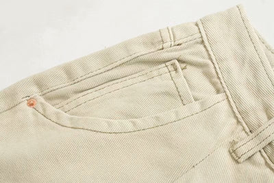 Jeans Sueltos Plisados Estilo Europeo y Americano - Image 46