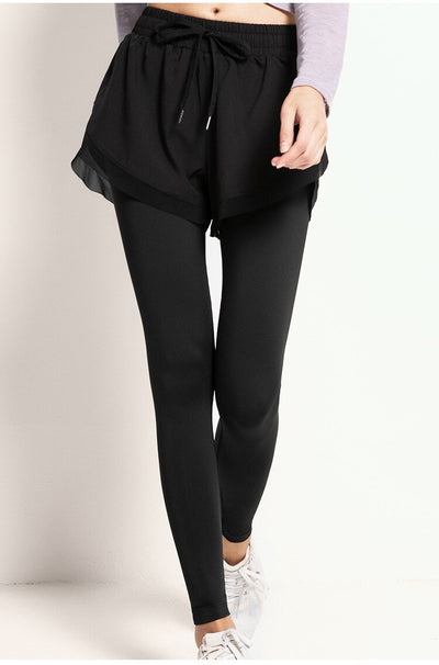 Pantalones de Cintura Alta con Efecto Dos Piezas - Image 19
