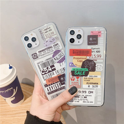 Funda Transparente para Celular con Diseño de Código de Barras - Image 11
