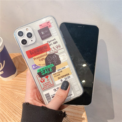Funda Transparente para Celular con Diseño de Código de Barras - Image 14