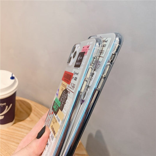 Funda Transparente para Celular con Diseño de Código de Barras - Image 15