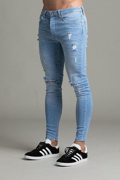 Jeans Rotos para Hombre con Desgarre en los Tobillos - Image 7