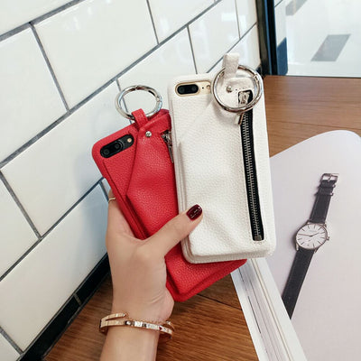 Funda iPhone con Bolsa de Cuero y Llavero Compatible - Image 8