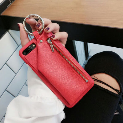 Funda iPhone con Bolsa de Cuero y Llavero Compatible - Image 15