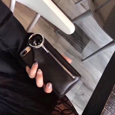 Funda iPhone con Bolsa de Cuero y Llavero Compatible - Image 17