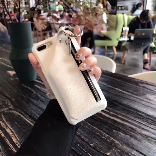 Funda iPhone con Bolsa de Cuero y Llavero Compatible - Image 18