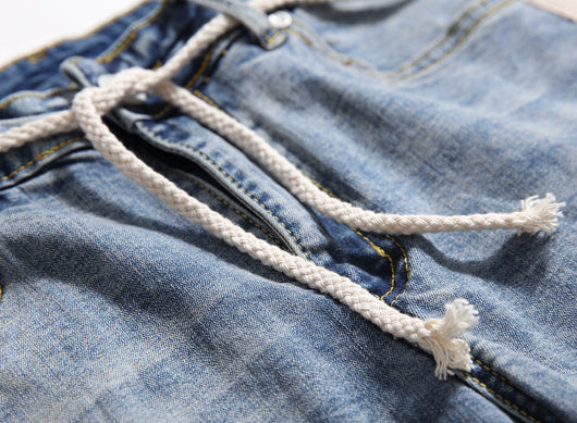 Pantalones Jeans Slim con Rasgados y Cierre Lateral - Estilo Urbano Kanye - Image 9