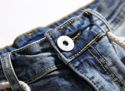 Pantalones Jeans Slim con Rasgados y Cierre Lateral - Estilo Urbano Kanye - Image 11