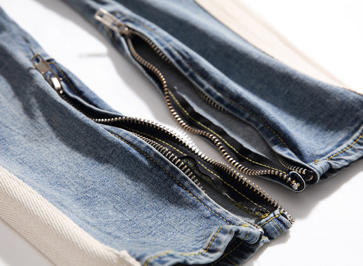 Pantalones Jeans Slim con Rasgados y Cierre Lateral - Estilo Urbano Kanye - Image 15