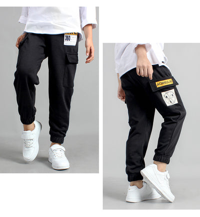 Pantalones de Punto Casual para Niños - Overoles y Pantalones Cómodos - Image 8