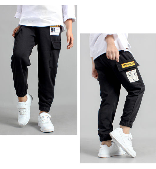 Pantalones de Punto Casual para Niños - Overoles y Pantalones Cómodos - Image 8