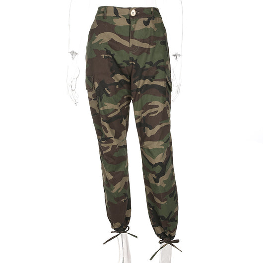 Overol Cargo Mujer con Diseño Camuflaje y Cierre Funcional - Image 8