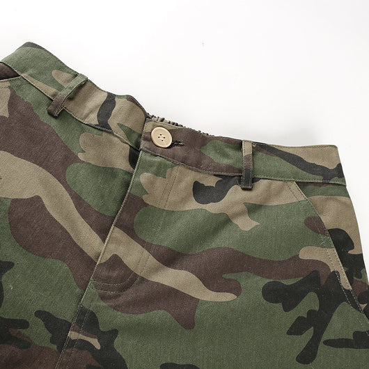 Overol Cargo Mujer con Diseño Camuflaje y Cierre Funcional - Image 12