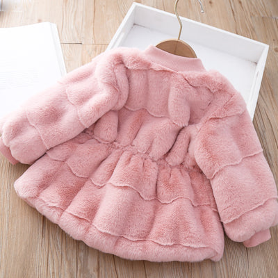 Abrigo de Piel Sintética Esponjoso para Niña - Estilo Moderno y Cálido - Image 11