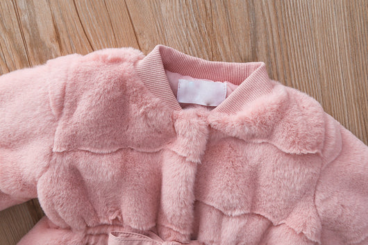 Abrigo de Piel Sintética Esponjoso para Niña - Estilo Moderno y Cálido - Image 12