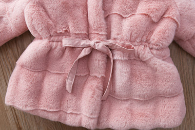 Abrigo de Piel Sintética Esponjoso para Niña - Estilo Moderno y Cálido - Image 14