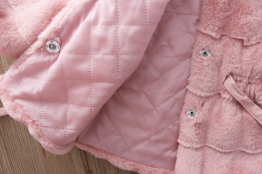 Abrigo de Piel Sintética Esponjoso para Niña - Estilo Moderno y Cálido - Image 18