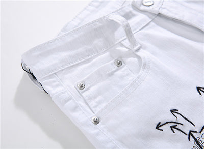 Jeans Rotos con Bordado Artesanal - Image 16