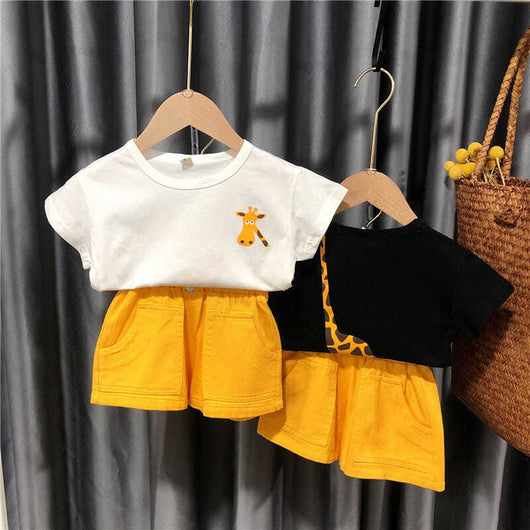 Conjunto de Dos Piezas Niños y Niñas - Playera y Shorts de Verano - Image 9