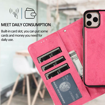 Funda de Cuero Retro con Cierre Magnético para Teléfono - Image 3