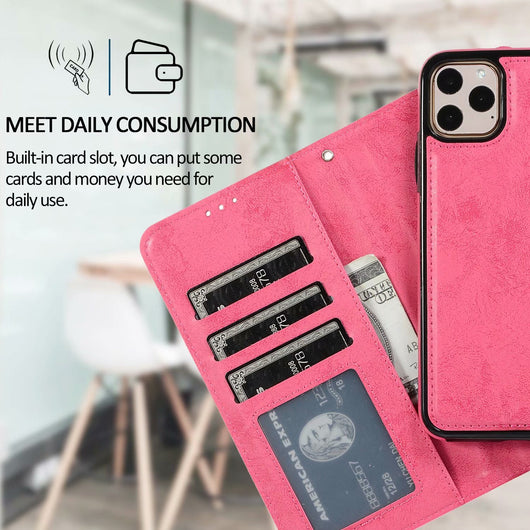 Funda de Cuero Retro con Cierre Magnético para Teléfono - Image 3