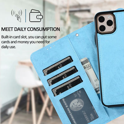 Funda de Cuero Retro con Cierre Magnético para Teléfono - Image 5