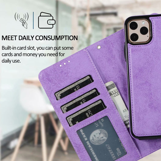 Funda de Cuero Retro con Cierre Magnético para Teléfono - Image 6