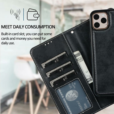 Funda de Cuero Retro con Cierre Magnético para Teléfono - Image 8
