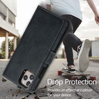 Funda de Cuero Retro con Cierre Magnético para Teléfono - Image 10
