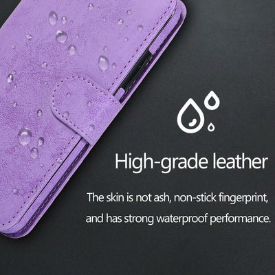 Funda de Cuero Retro con Cierre Magnético para Teléfono - Image 16
