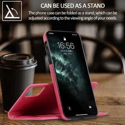 Funda de Cuero Retro con Cierre Magnético para Teléfono - Image 27