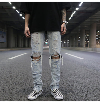 Jeans con Rotos Grandes - Estilo Urbano Desenfadado - Image 11