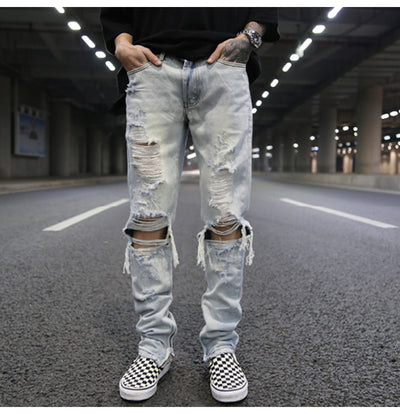 Jeans con Rotos Grandes - Estilo Urbano Desenfadado - Image 13