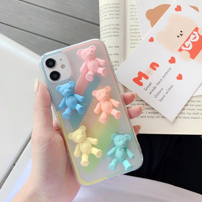 Funda para iPhone Diseño Osito Macaron - Protección y Estilo - Image 13
