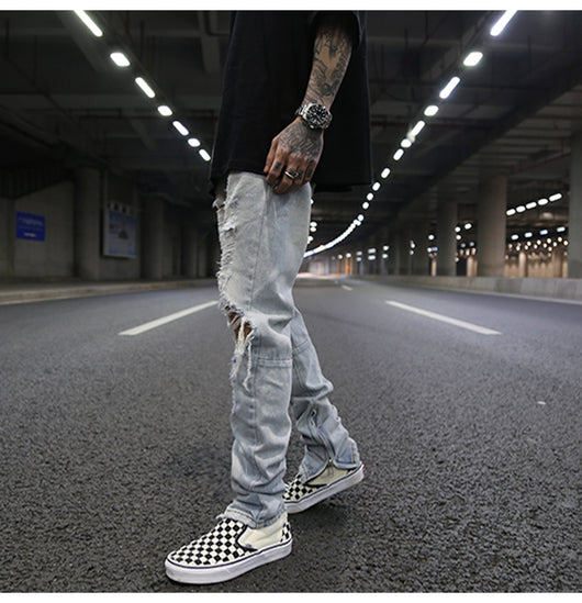 Jeans con Rotos Grandes - Estilo Urbano Desenfadado - Image 18