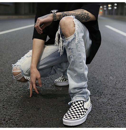 Jeans con Rotos Grandes - Estilo Urbano Desenfadado - Image 20