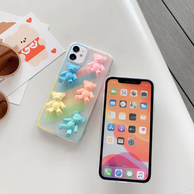Funda para iPhone Diseño Osito Macaron - Protección y Estilo - Image 14