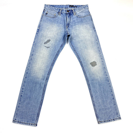 Jeans Rectos Sueltos con Borde Deshilachado - Estilo Casual Moderno para Hombre - Image 7