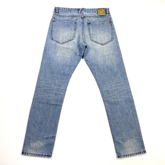 Jeans Rectos Sueltos con Borde Deshilachado - Estilo Casual Moderno para Hombre - Image 8
