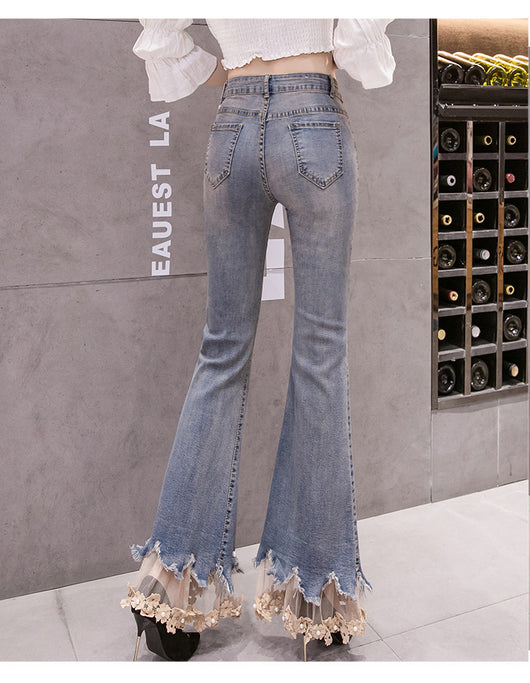 Pantalones Micro Acampanados con Paneles - Image 11